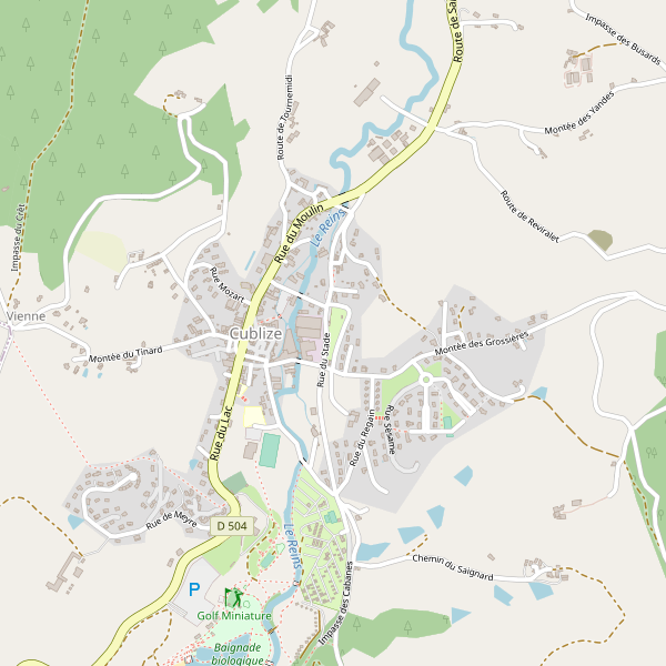Carte des hotels à Cublize (Rhône) Thumbnail