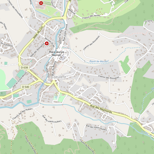 Carte des hotels à Dieulefit Thumbnail