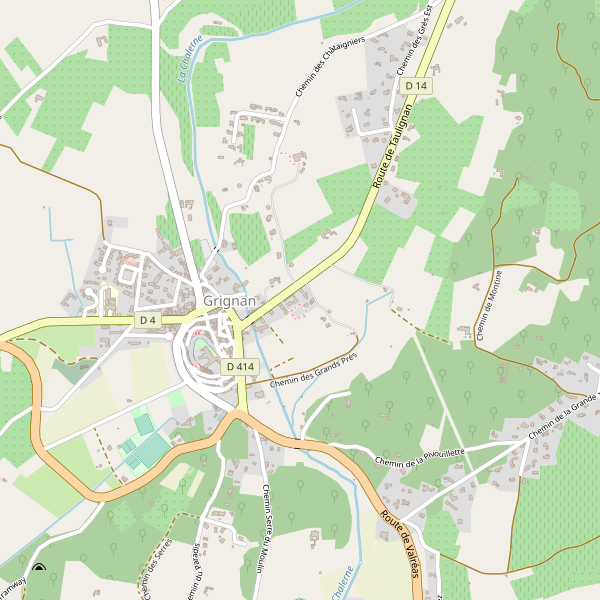 Carte des location-voiture à Grignan Thumbnail