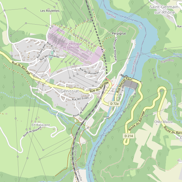 Carte des medecins à Génissiat Thumbnail