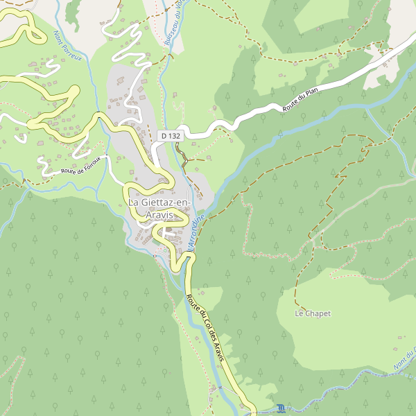 Carte des hotels à La Giettaz-en-Aravis Thumbnail