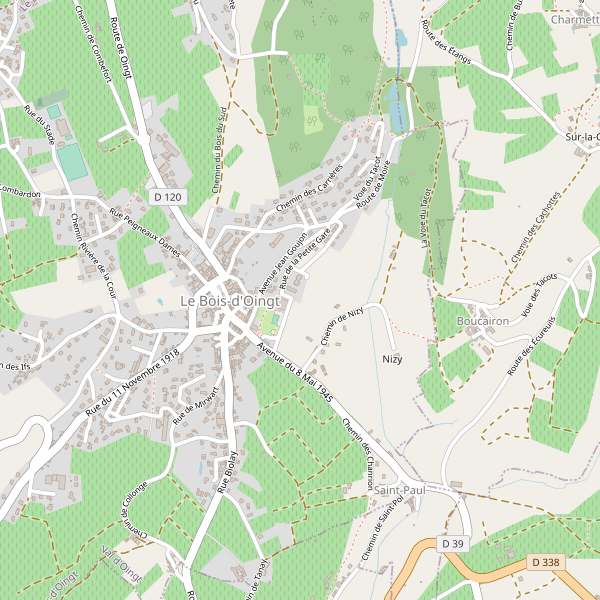 Plan de Le Bois-d'Oingt (Rhône) Thumbnail