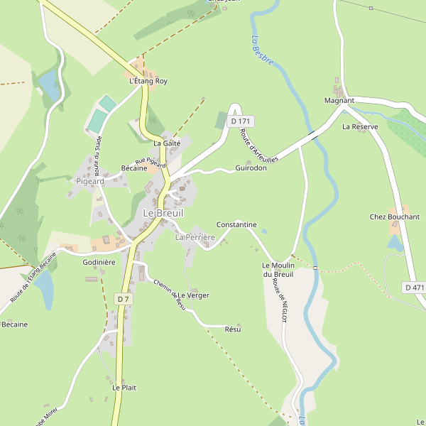 Plan de Le Breuil (Allier) Thumbnail