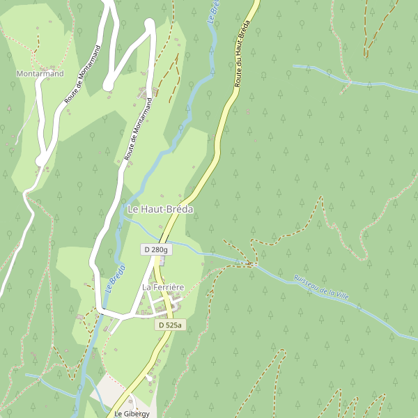 Carte des monuments à Le Haut-Bréda Thumbnail