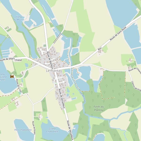 Carte des hotels à Le Plantay Thumbnail