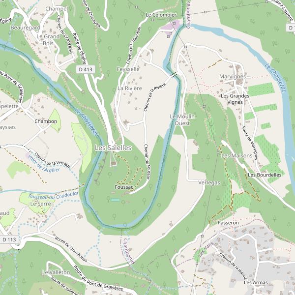 Carte des hotels à Les Salelles (Ardèche) Thumbnail