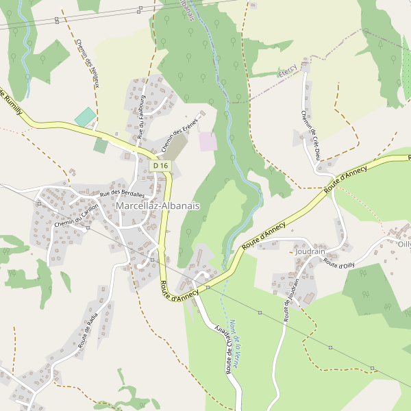 Carte des bedandbreakfast à Marcellaz-Albanais Thumbnail