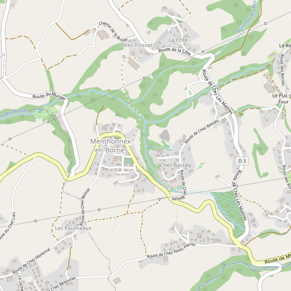 Carte des bedandbreakfast à Menthonnex-en-Bornes Thumbnail