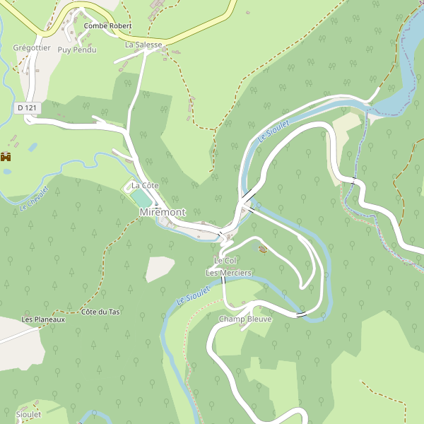 Carte des vues à Miremont (Puy-de-Dôme) Thumbnail