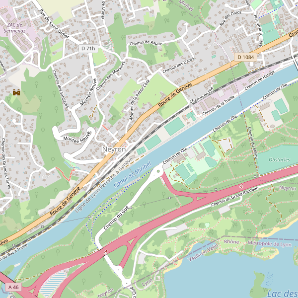 Carte des bedandbreakfast à Neyron Thumbnail