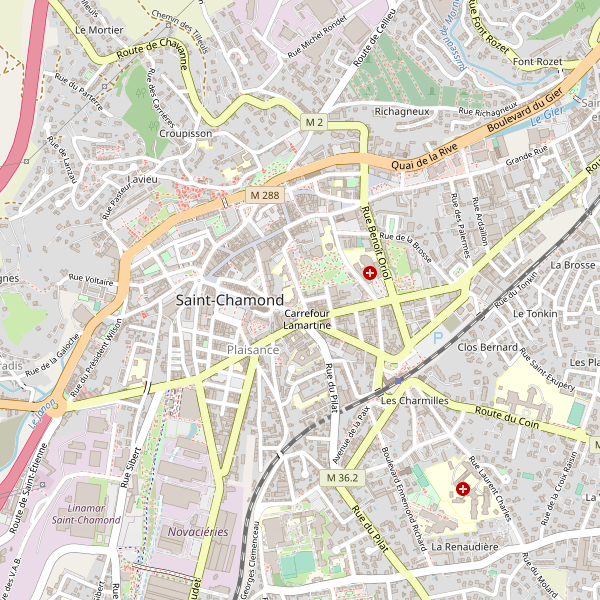 Carte des hotels à Saint-Chamond Thumbnail