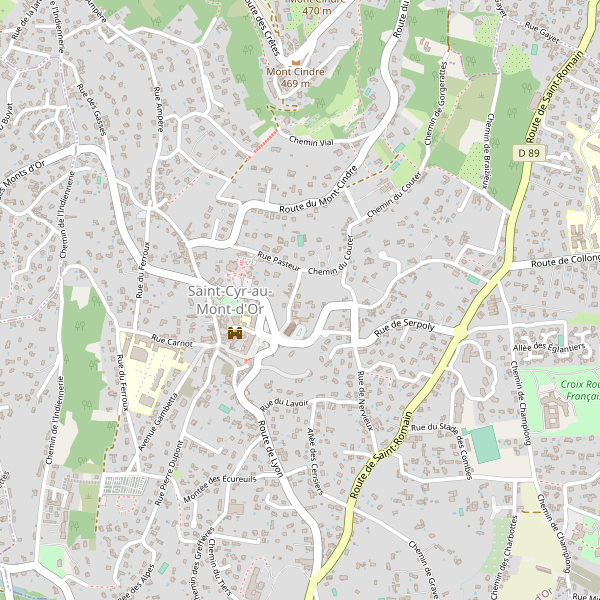 Plan de Saint-Cyr-au-Mont-d'Or (Métropole de Lyon) Thumbnail