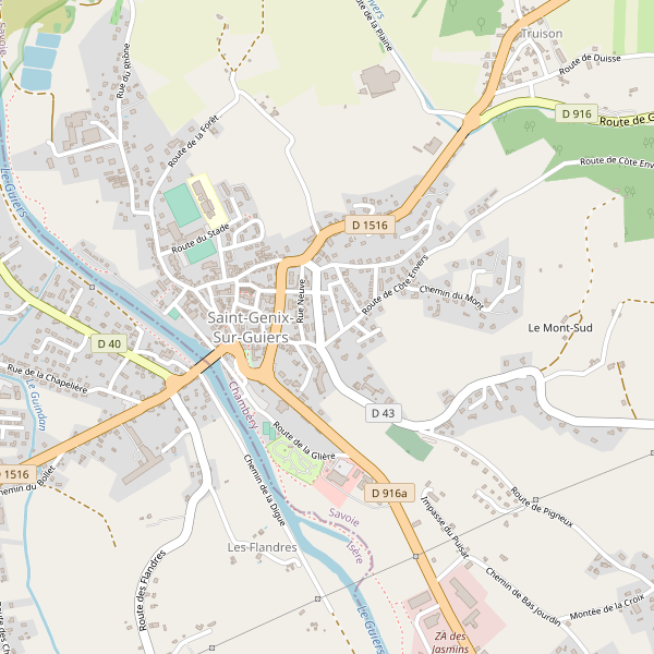 Carte des monuments à Saint-Genix-Sur-Guiers Thumbnail