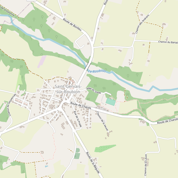 Plan de Saint-Gervais-sur-Roubion Thumbnail