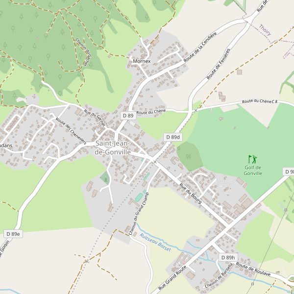 Carte des hotels à Saint-Jean-de-Gonville Thumbnail