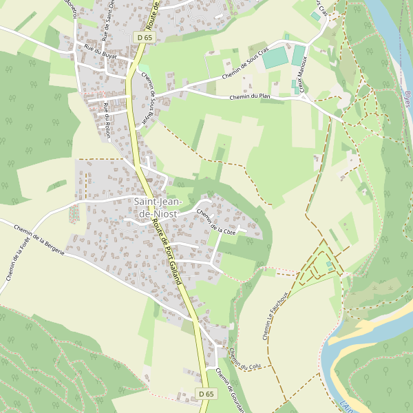 Carte des hotels à Saint-Jean-de-Niost Thumbnail