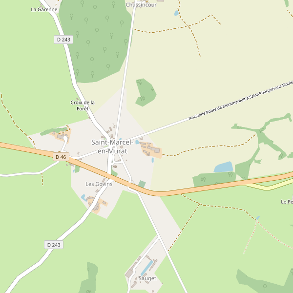 Carte des hotels à Saint-Marcel-en-Murat Thumbnail