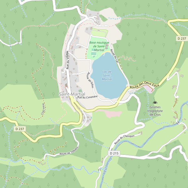 Carte des restaurants à Saint-Martial (Ardèche) Thumbnail