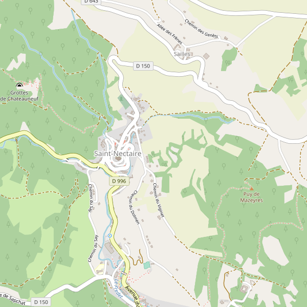 Carte des renseignements à Saint-Nectaire Thumbnail