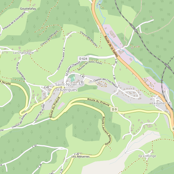 Carte des bedandbreakfast à Saint-Nizier-d'Azergues (Rhône) Thumbnail