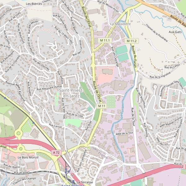 Carte des hotels à Saint-Priest-en-Jarez Thumbnail