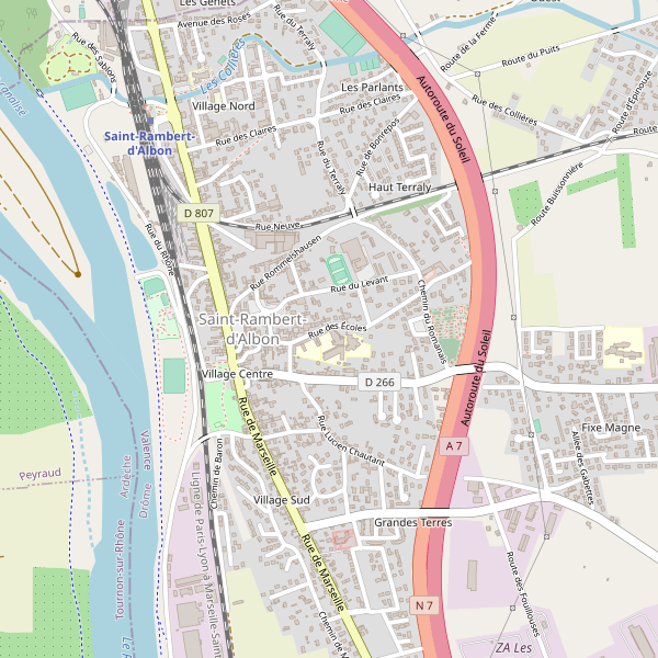 Plan de Saint-Rambert-d'Albon Thumbnail