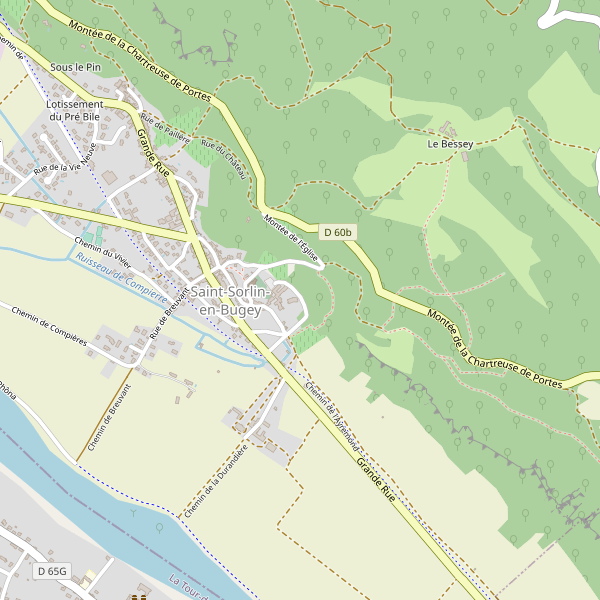 Carte des telephones à Saint-Sorlin-en-Bugey Thumbnail