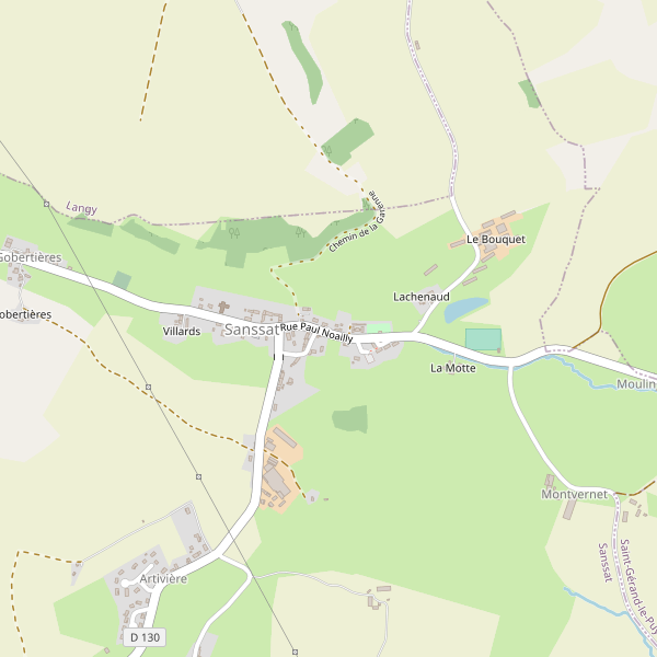 Carte des bedandbreakfast à Sanssat Thumbnail