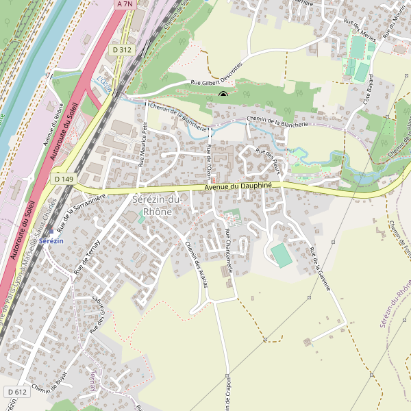 Plan de Sérézin-du-Rhône (Rhône) Thumbnail