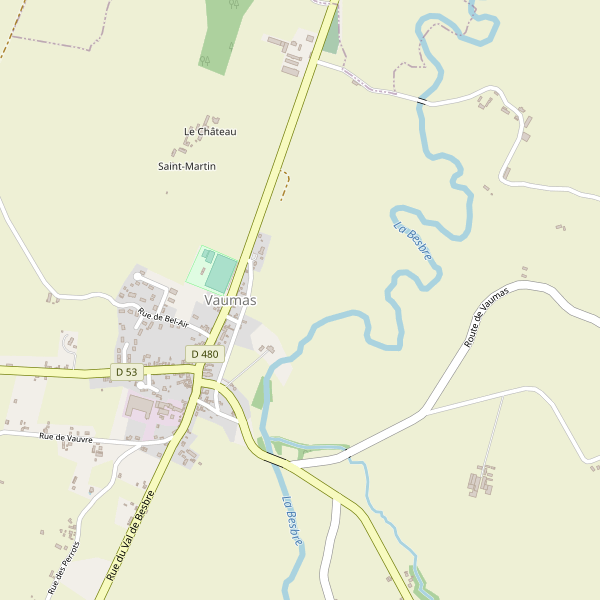 Carte des hotels à Vaumas Thumbnail