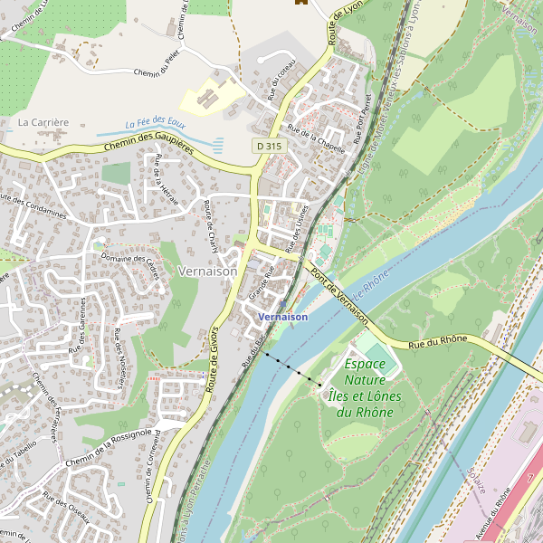 Carte des hotels à Vernaison (Rhône) Thumbnail