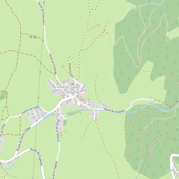 Carte des hotels à Villard-Saint-Christophe Thumbnail