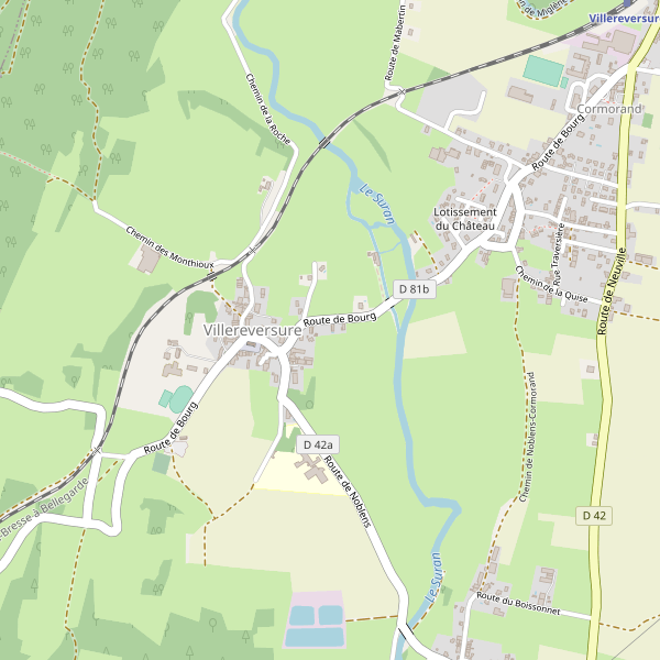 Carte des bedandbreakfast à Villereversure Thumbnail