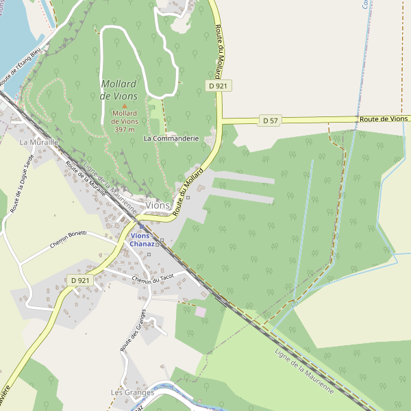 Carte des hotels à Vions Thumbnail
