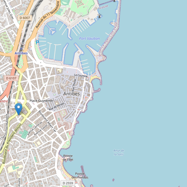 Carte des bibliotheques à Antibes Thumbnail