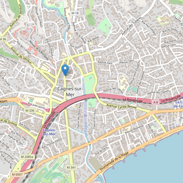 Carte des bibliotheques à Cagnes-sur-Mer Thumbnail