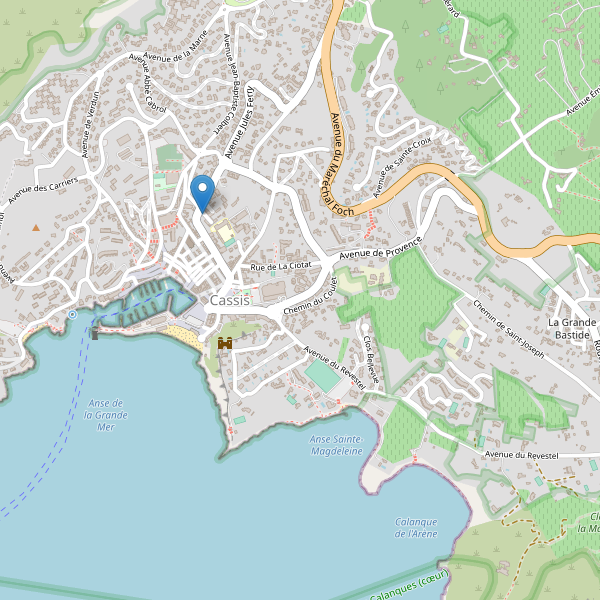 Carte des bibliotheques à Cassis Thumbnail