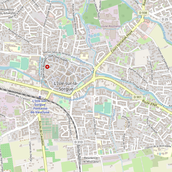 Carte des bibliotheques à L'Isle-sur-la-Sorgue Thumbnail