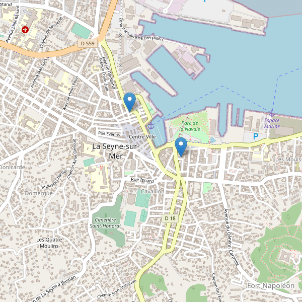 Carte des bibliotheques à La Seyne-sur-Mer Thumbnail