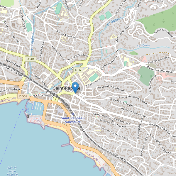 Carte des bibliotheques à Saint-Raphaël (Var) Thumbnail