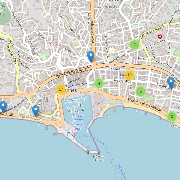 Carte des cafe à Cannes Thumbnail