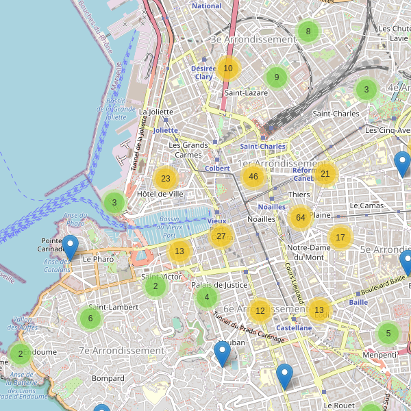 Carte des cafe à Marseille Thumbnail