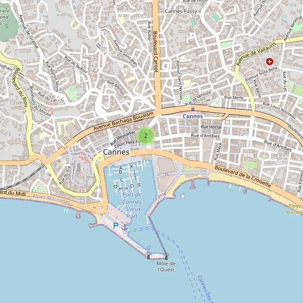 Carte des cinemas à Cannes Thumbnail