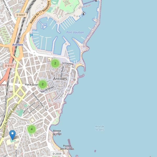 Carte des ecoles à Antibes Thumbnail