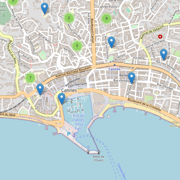 Carte des ecoles à Cannes Thumbnail