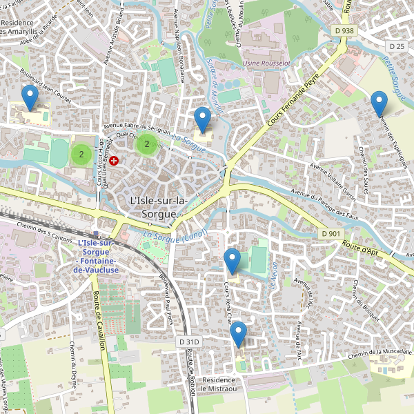 Carte des ecoles à L'Isle-sur-la-Sorgue Thumbnail