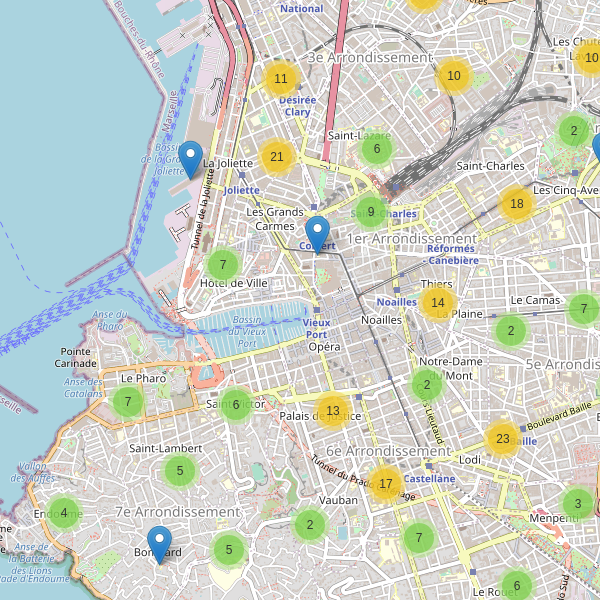 Carte des ecoles à Marseille Thumbnail