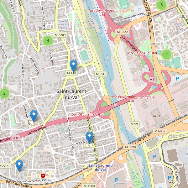 Carte des ecoles à Saint-Laurent-du-Var Thumbnail