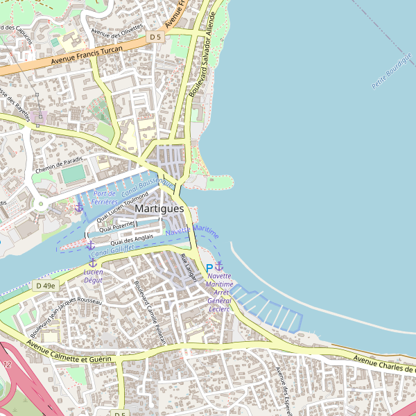 Carte des gares à Martigues Thumbnail