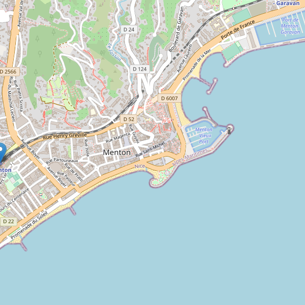 Carte des gares à Menton Thumbnail